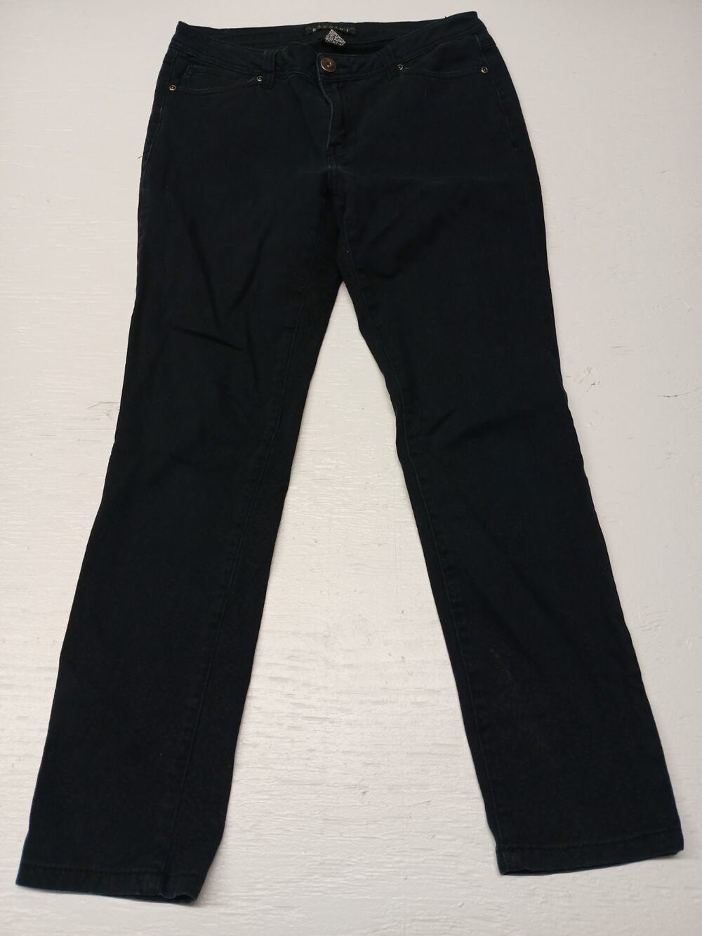 Baccini (10P) Women's Black Cheetah Printed Stretch Jeans